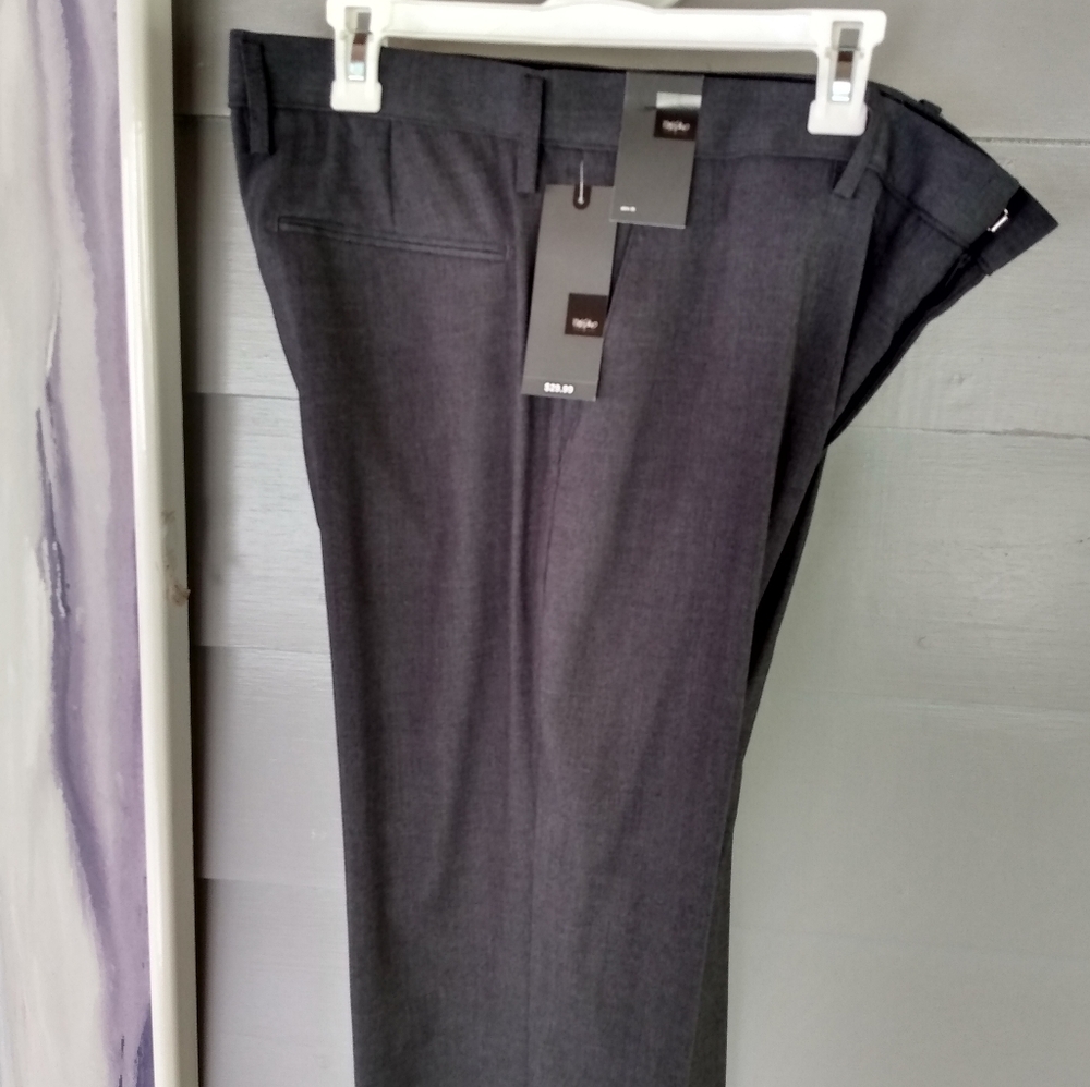 Dress pants, charcoal, slim fit 36x32